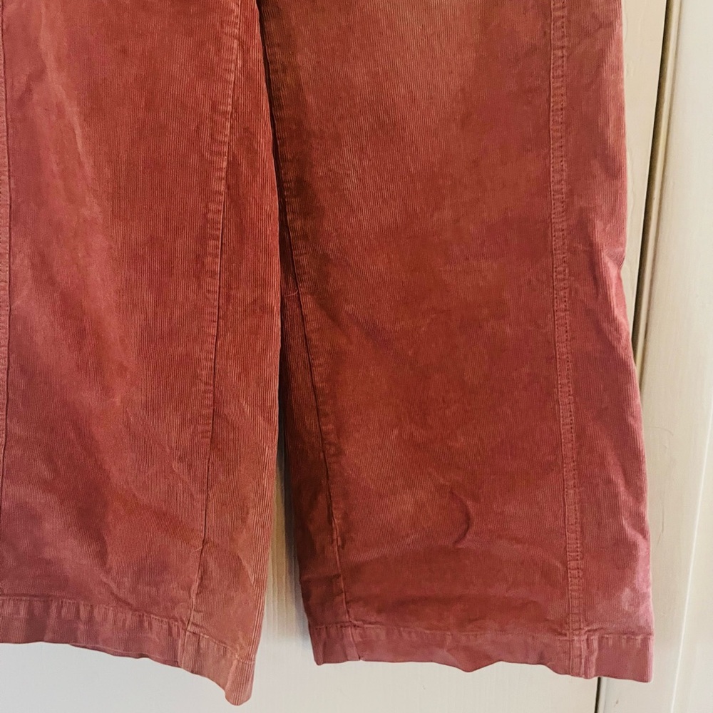 Pilcro wide leg Farmcore Town & Country Boho western mid rise corduroy chinos 25 - Picture 2 of 11
